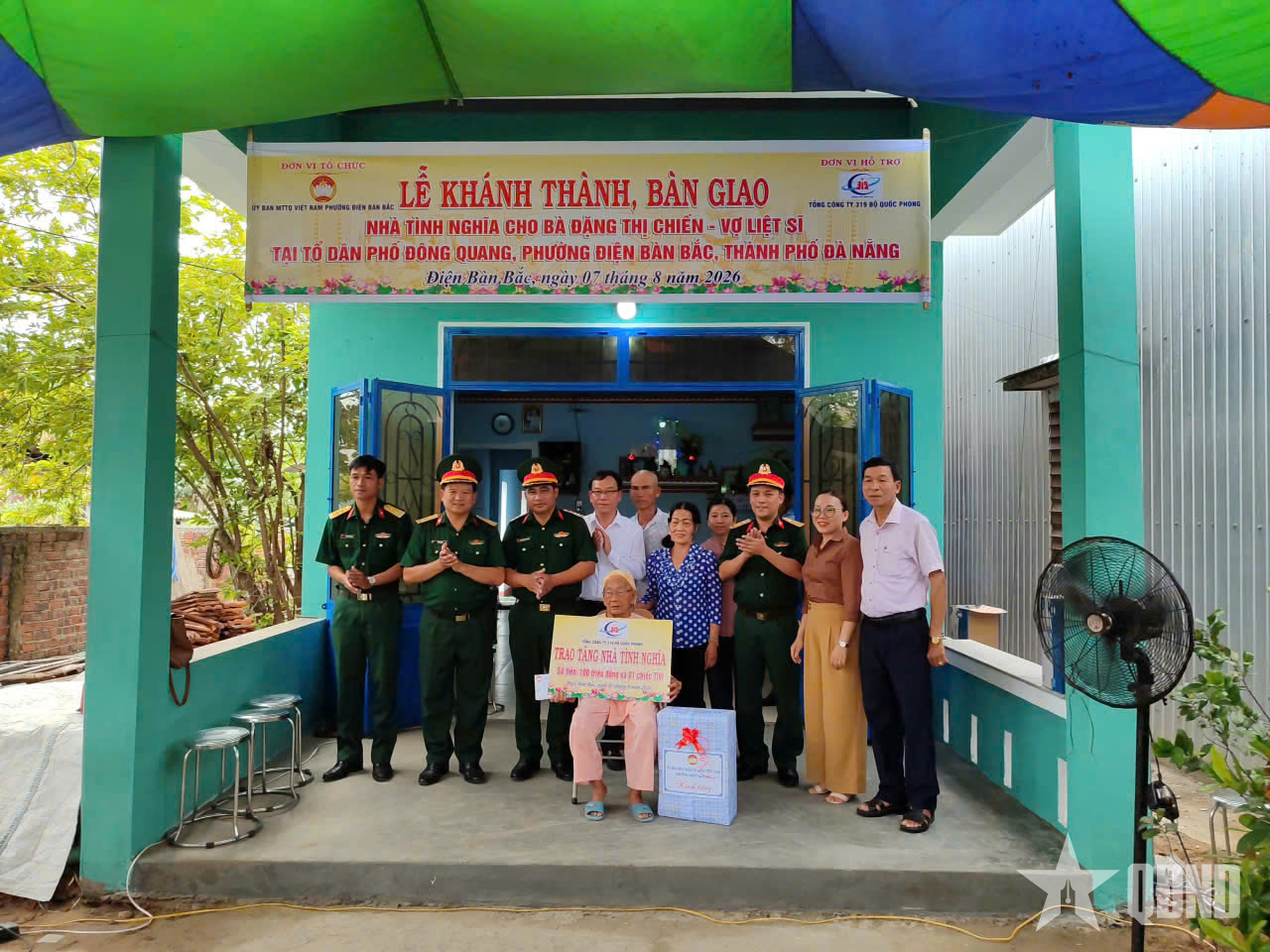 Mái ấm nghĩa tình tặng vợ liệt sĩ Lê Thôi